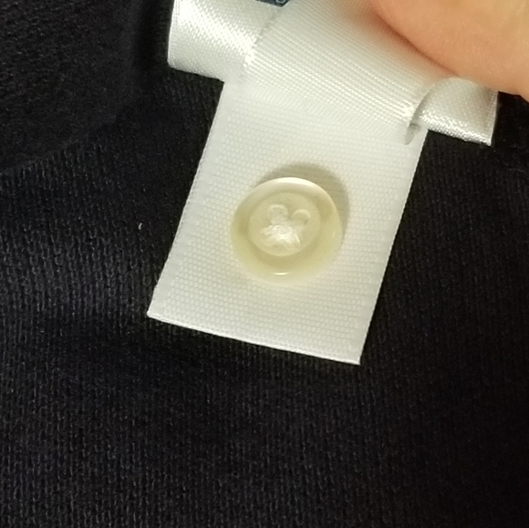 Lands' End NWOT Women's Navy Short Sleeve Polo Shirt Size XL (18-20) - Picture 7 of 7